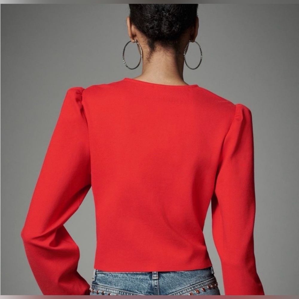NWOT Anthropologie Dolan Left Coast
Bow Front Cardigan Top with Rhinestones - XL - Picture 3 of 7